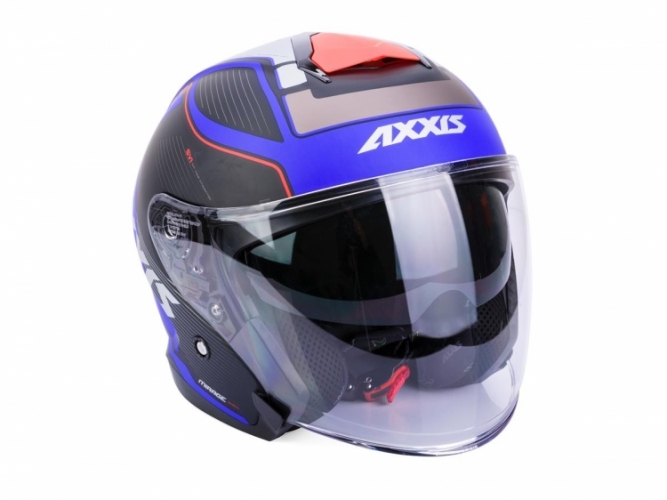 Helmet AXXIS MIRAGE matte black/blue
